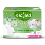 Прокладки MOLPED 8 шт Pure&Soft Long критические