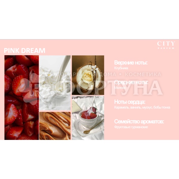 Туалетная вода City New Me 100 мл Pink Dream