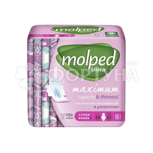 Прокладки MOLPED 8 шт Super с крылышками критические