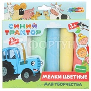 Мелки для рисования Синий трактор 6 шт 100MEL6-STR-WOT