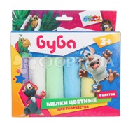Мелки для рисования Буба 6 шт 100MEL6-BUBA-WOT