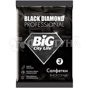 Салфетка BIG CITY Black Diamond LD 3 шт вискозные