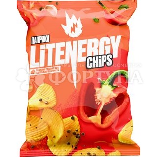 Чипсы LIT ENERGY 120 г Паприка