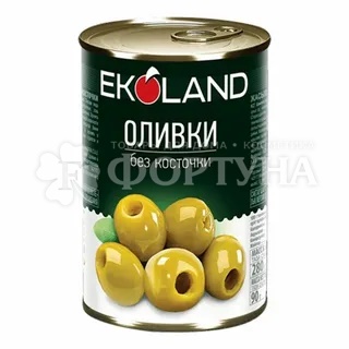 Оливки Ekoland 280 мл без косточки