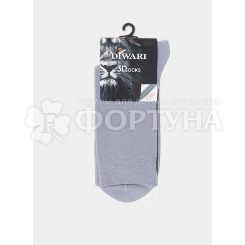 Носки DIWARI 1 пара 3DSOCKS размер 25 серые мужские