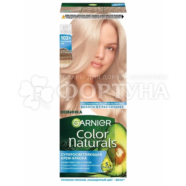 Краска для волос Color Naturals 102+ Платиновый лед