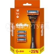 Станок Gillette Fusion c 4 кассетами