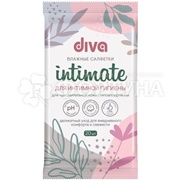 Салфетки влажные DIVA 20 шт для интимной гигиены