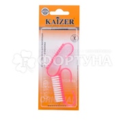 Щеточка Kaizer 2 шт для ногтей с искуственой щетиной