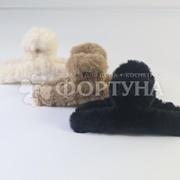 Краб Farres 1 шт для волос Ушко меховой 13см