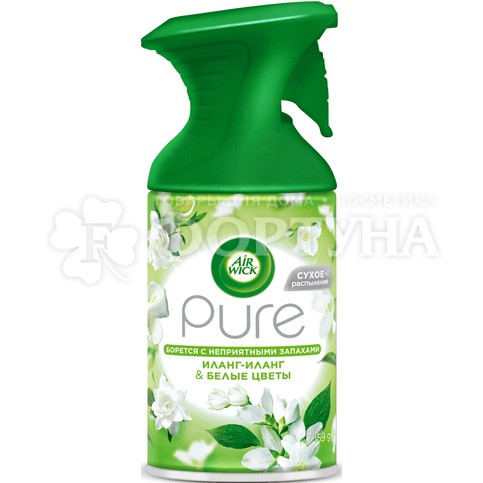 Освежитель воздуха Airwick Pure 250 мл Иланг-иланг бел.цв. триггер