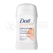 Дезодорант твердый Дав Derma 40 мл Сенситив гипоаллергенно