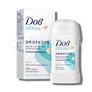 Дезодорант твердый Дав Derma 40 мл Эффектив гипоаллергенно