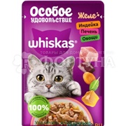 Корм для животных Whiskas 75 г желе инд/печ/овощ,