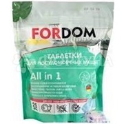 Таблетки для посудомоечных машин FORDOM 25 шт дой-пак