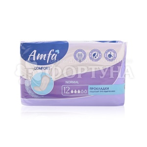 Прокладки AMFA 12 шт Comfort Normal 280мм урологические