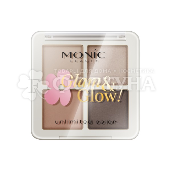 Тени для век Monic Glam&Glow!  т.02 Milky Way
