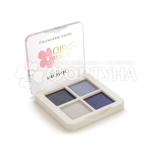 Тени для век Monic Glam&Glow!  т.03 Denim Mood