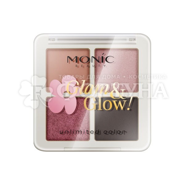 Тени для век Monic Glam&Glow!  т.06 Vintage Rose