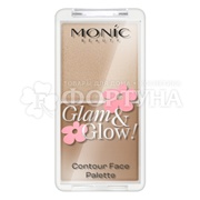 Контуринг Monic Glam&Glow!  т. 01 Passionate хайлайтер+контуринг