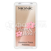 Контуринг Monic Glam&Glow!  02 Fascinated хайлайтер+румяна