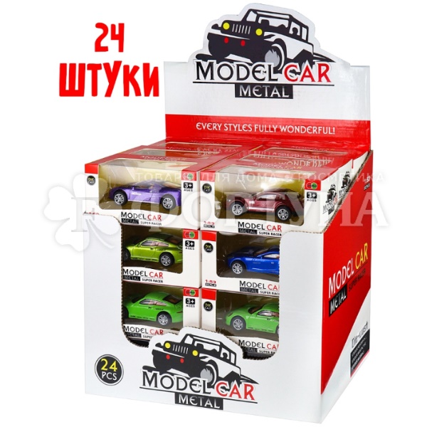 Машина MODEL CAR мет. Премиум микс 2322298