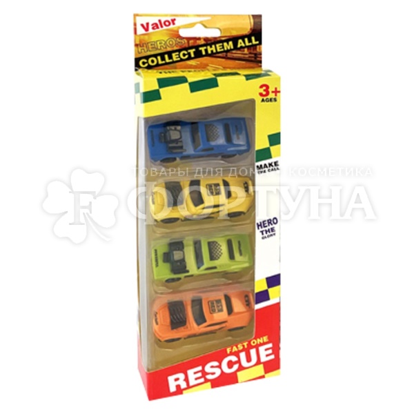 Набор машинок FUN TOYS 4 шт 2926359