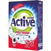 Стиральный порошок Active 450 г Автомат Poly Wash Polymer Enzyme