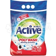 Стиральный порошок Active 1500 г Автомат Poly Wash Polymer Enzyme