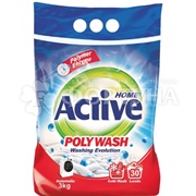 Стиральный порошок Active 3000 г Автомат Poly Wash Polymer Enzyme