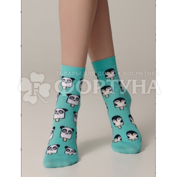 Носки CE HAPPY 1 пара бирюза размер 23-25 хлопок женские