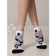 Носки CE HAPPY 1 пара белые размер 23-25 хлопок женские