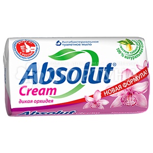 Туалетное мыло Absolut 90 г 2 в 1 Дикая орхидея