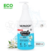 Моющее средство для посуды WONDER LAB 550 мл Экогель Жасмин и морская соль