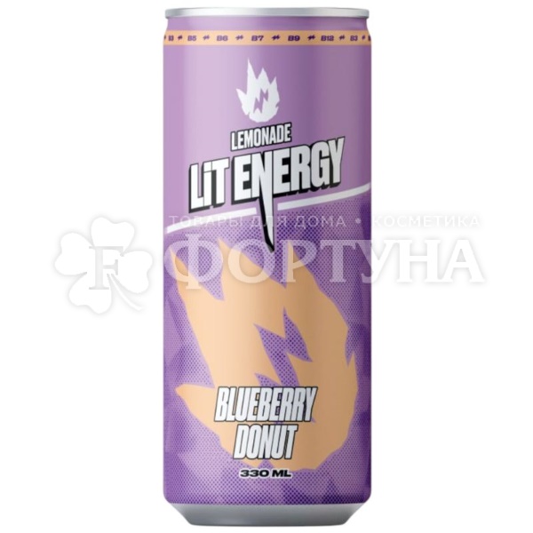 Лимонад LIT ENERGY 0,33 л BLUEBERRY DONUT (Черничный донат)