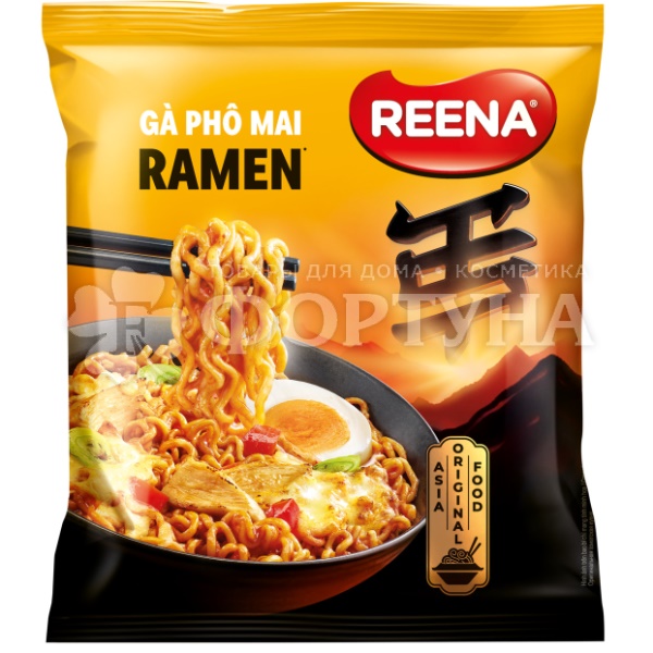 Лапша быстрого приготовления Reena 115 г Рамен с сыром и остр. курицей
