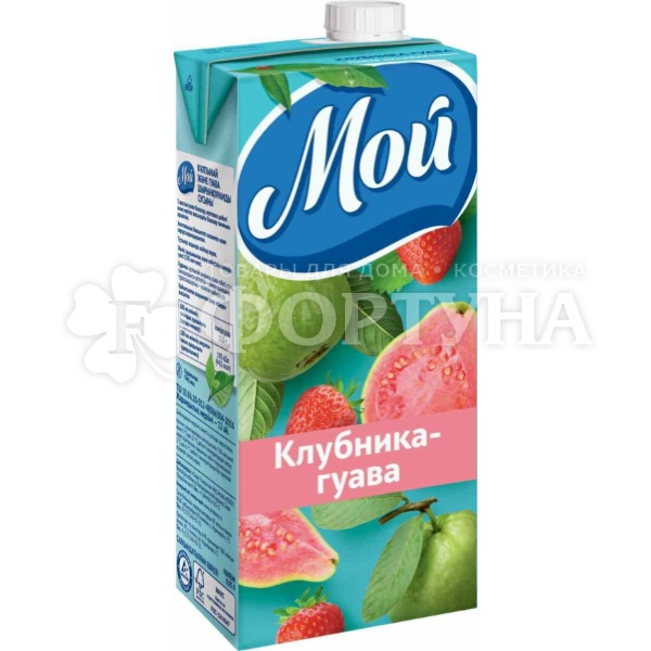 Сокосодержащий напиток Мой 0,95 л из клубники и гуавы