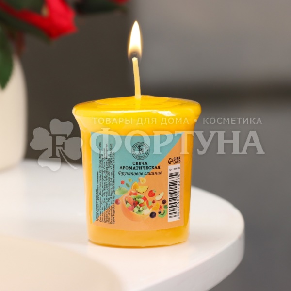 Свеча 5*4,5 см Фрукты
