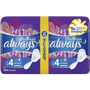 Прокладки Always Ultra Platinum Night Duo 12 шт критические