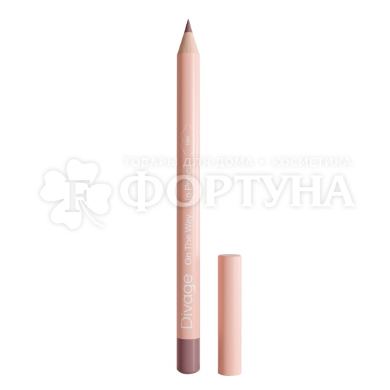 Карандаш для губ Divage On The Way Lip Pencil т.10 tea rose чайная роза