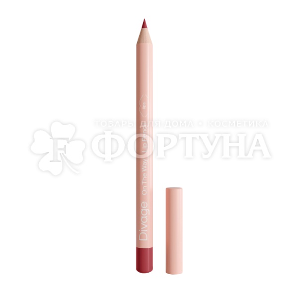 Карандаш для губ Divage On The Way Lip Pencil т.11 red красный