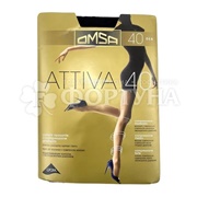 Колготки Omsa Attiva 40 den цвет Fumo размер 5