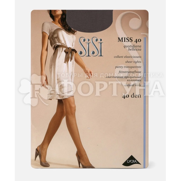 Колготки Sisi Miss 40 den цвет Nero размер 5
