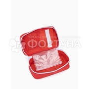 Косметичка-аптечка с ручкой красная 22*13см