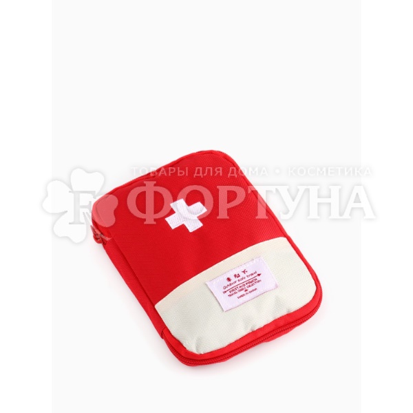 Косметичка-аптечка красная 14*9см
