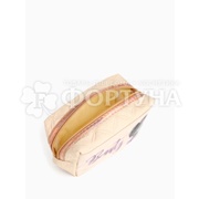 Косметичка Beauty женская бежевая 18*10см