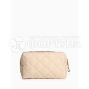 Косметичка Beauty женская бежевая 18*10см