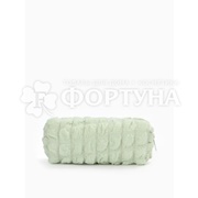 Косметичка женская зеленая 18*7см