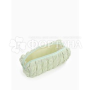 Косметичка женская зеленая 18*7см