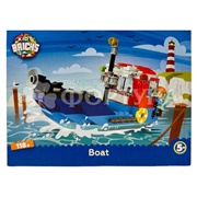 Конструктор 118 деталей Kids Brick's Лодка